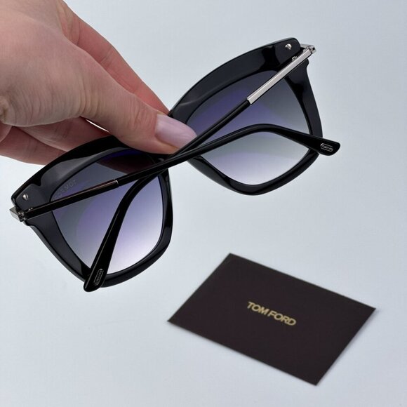 Tom Ford Women Black Smoke Butterfly BRAND NEW Sunglasses DASHA FT0822/S 01B main image 10